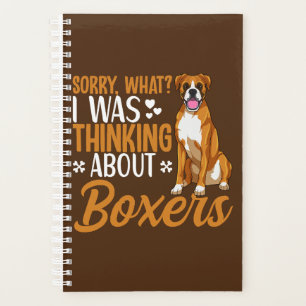 Boxer Dog Apparel Boxer Dog Lover  Planner