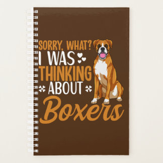 Boxer Dog Apparel Boxer Dog Lover Planner