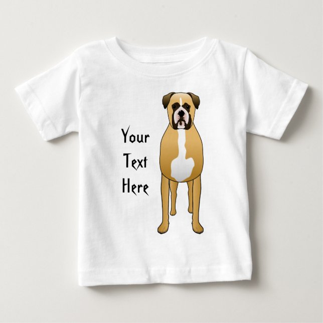 Boxer Dog Baby T-Shirt (Front)
