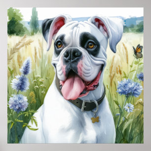 Boxer Dog Beauty Poster