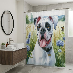 Boxer Dog Beauty Shower Curtain