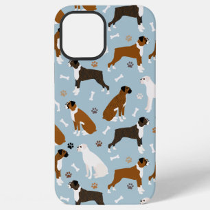 Boxer Dog Bones and Paws Case-Mate iPhone Case