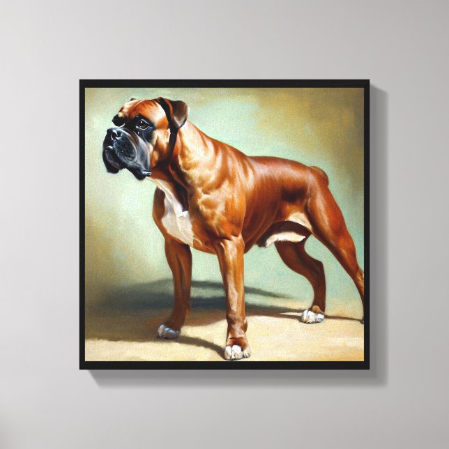 Boxer Dog  Canvas Print (Front)