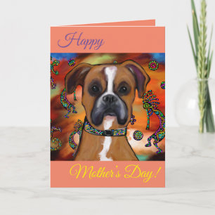 Boxer Dog Card