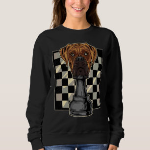Boxer Dog Chess Sweatshirt