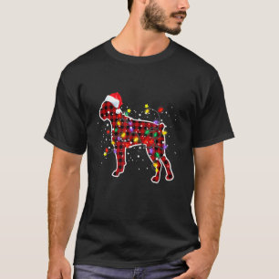 Boxer Dog Christmas Pyjamas Family Xmas Lights Men T-Shirt