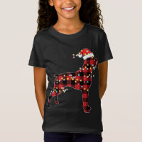 Boxer Dog Christmas Red Plaid Buffalo Pyjamas Xmas