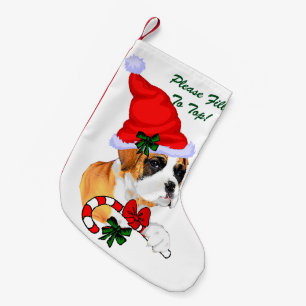 Boxer Dog  Christmas Small Christmas Stocking