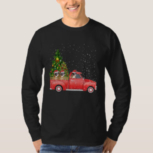 Boxer Dog Christmas Tree On Car Xmas vacation Fami T-Shirt