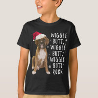 Boxer Dog Christmas - Wiggle Butt Rock