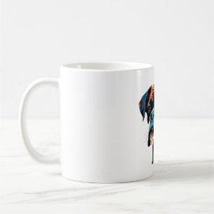 Boxer Dog Colourful Coffee Mug