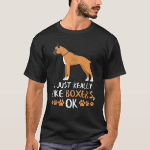 Boxer Dog Dogs Boxer Dog Mum T-Shirt