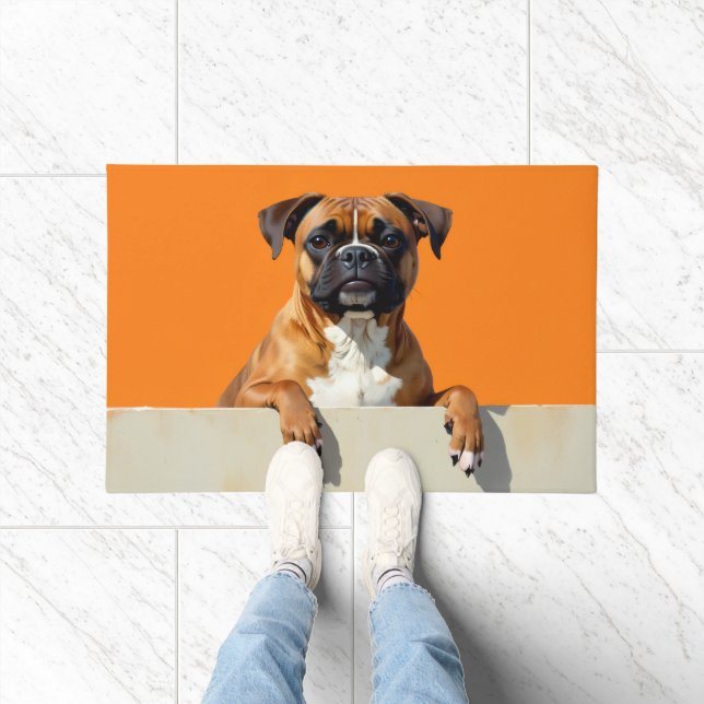 Boxer Dog Doormat Art (Indoor)