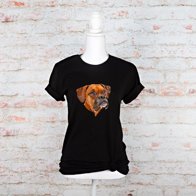 Boxer Dog Face Graphic T-Shirt (Creator Uploaded)