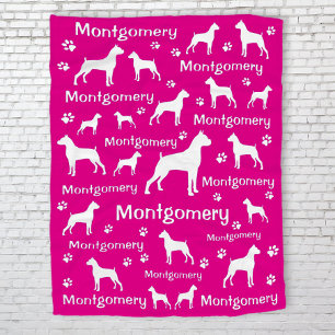 Boxer Dog Fleece Blanket – Cosy Custom Pet Gift