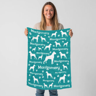 Boxer Dog Fleece Blanket – Cosy Custom Pet Gift