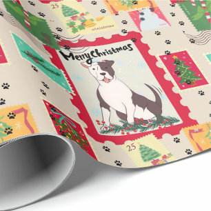 Boxer dog gift wrap