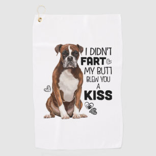 Boxer Dog gifts Golf Towel