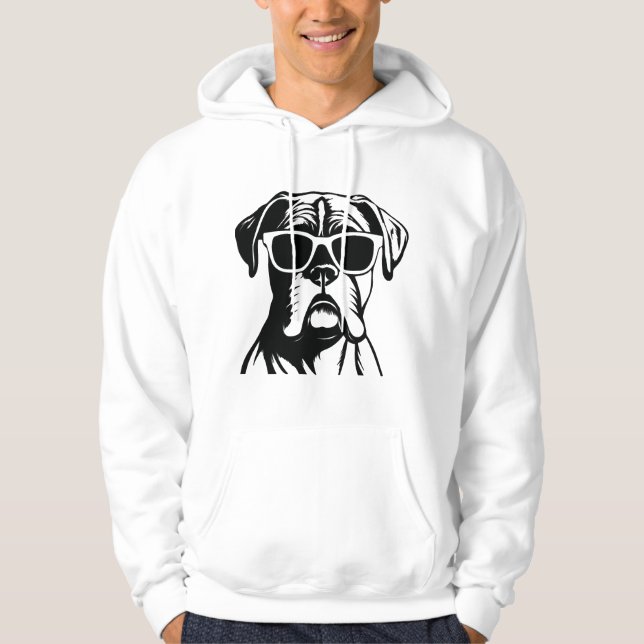 Boxer Dog Hoodie (Front)