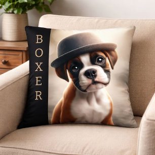 Boxer Dog in Style Cushion