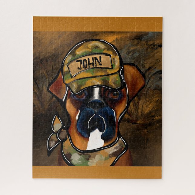 Boxer Dog Jigsaw Puzzle (Vertical)