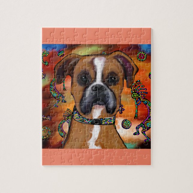 Boxer Dog Jigsaw Puzzle (Vertical)
