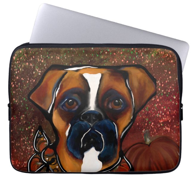 Boxer Dog Laptop Sleeve (Front)