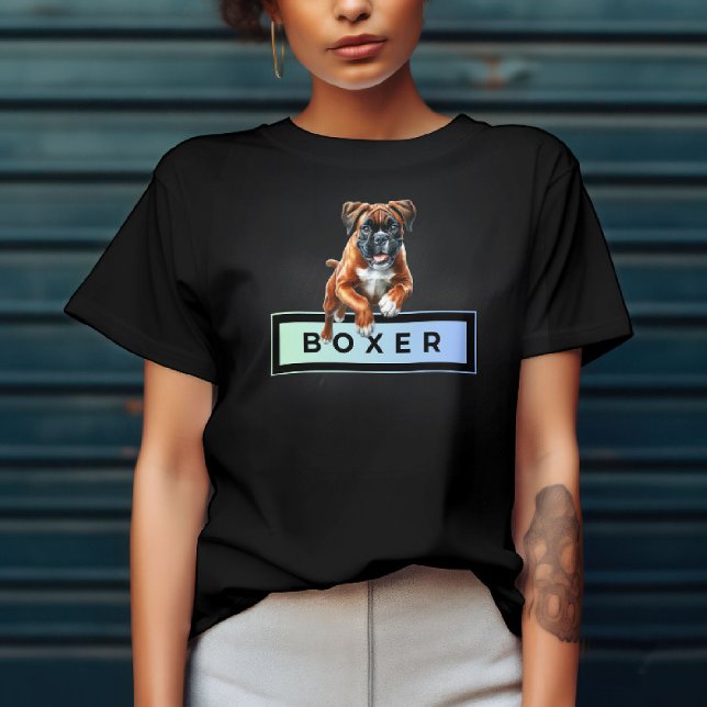 Boxer Dog - Leaps & Bounds T-Shirt (Creator Uploaded)
