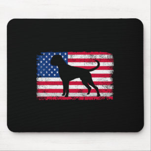 Boxer Dog Lover 4th Of July Patriotic American Fla Mouse Pad
