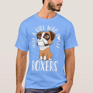 Boxer Dog Lover Kawaii T-Shirt