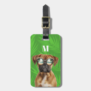 Boxer Dog Luggage Tags