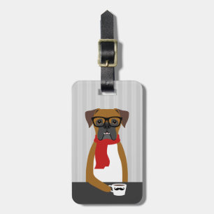 Boxer Dog Luggage Tags