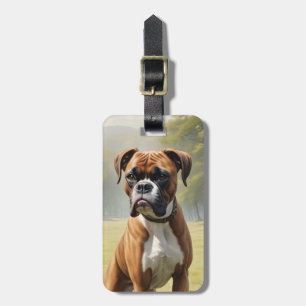 Boxer Dog Luggage Tags
