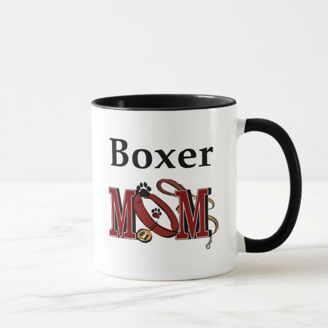 Boxer Dog MOM Mug (Right)