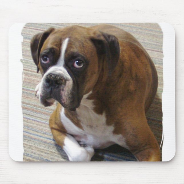 Boxer Dog Mouse Pad (Front)
