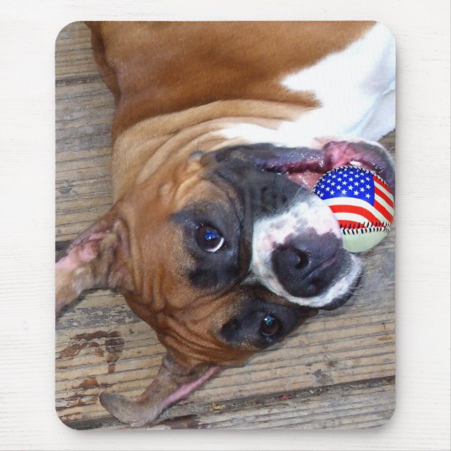 Boxer Dog mousepad (Front)