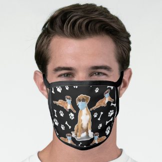 Boxer Dog Mum and Dad Face Mask