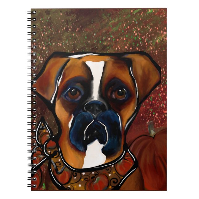 Boxer Dog Notebook (Front)