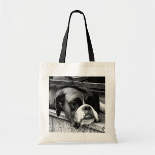 Boxer Dog On Windowsill btcni Tote Bag