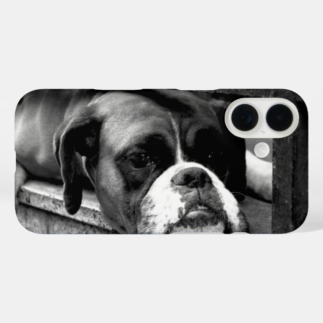 Boxer Dog On Windowsill iphcnm Case-Mate iPhone Case (Back (Horizontal))