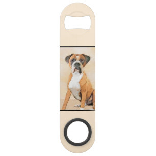 Boxer Dog Painting Uncropped Original Animal Art