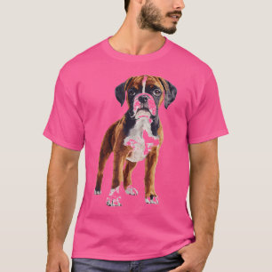 Boxer Dog Pet Illustration Boxer T-Shirt