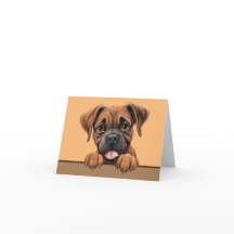 Boxer Dog Pet Notecard or Thank you Card