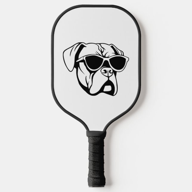 Boxer Dog Pickleball Paddle (Front)
