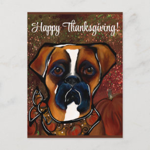 Boxer Dog Postcard