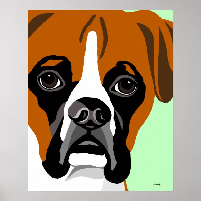 Boxer Dog Posters (Front)