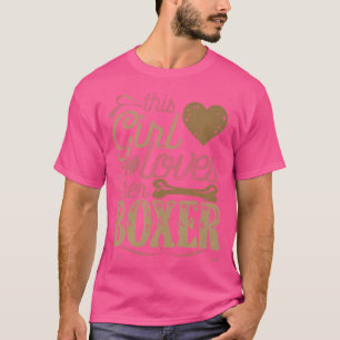 Boxer Dog  Present Dogs Owner T-Shirt