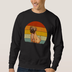 Boxer Dog Retro Style Vintage Sweatshirt