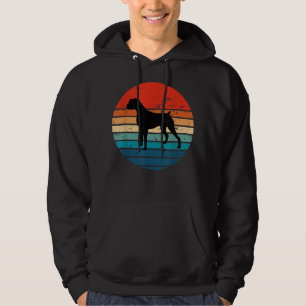Boxer Dog Retro Vintage 70s 80s Silhouette Breed G Hoodie