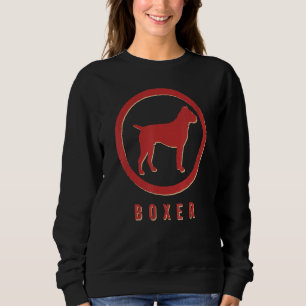 Boxer Dog Retro Vintage Sweatshirt